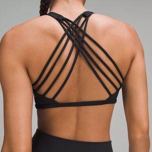 NWT Lululemon Free to Be Bra *Wild - Black 6